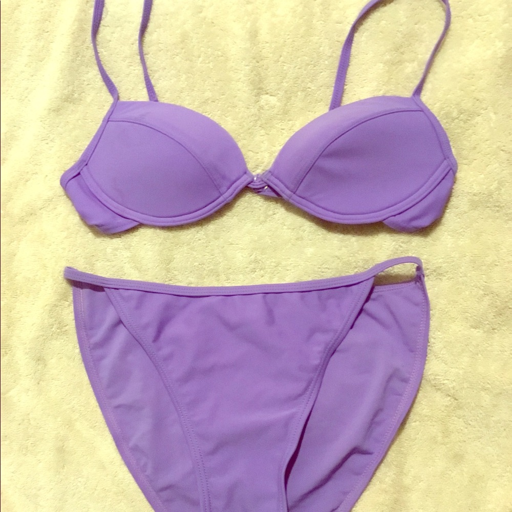 Purple bikini